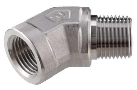 PARKER 2-2 SVE-SS STREET ELBOW 45 DEG SS NPT M/F