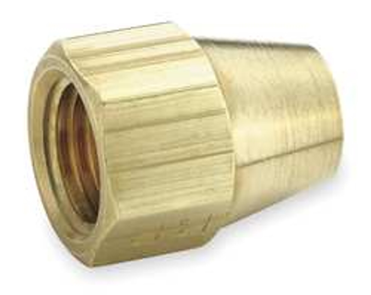 PARKER 41FS-8 1/2" TUBE OD X 3/4-16 UNF 45° BRASS FLAR