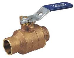 NIBCO S58570 1/4 BRONZE BALL VALVE SOLDER 1/4 IN