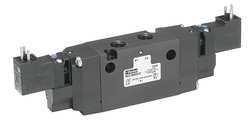 PARKER B652BB553A 4-WAY BODY PORTED STACKING SOLENOID VALV