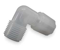 PARGRIP GAME-44 ELBOW 90 PFA PTFE ETFE COMP 1/4IN