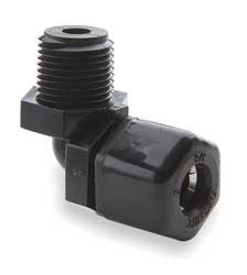 PARKER P6ME4 ELBOW 90 POLY COMPXM 3/8INX1/4IN