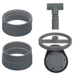 SPEARS S475P-AK BACKWATER VALVE 4 IN. PVC 120 DEG F