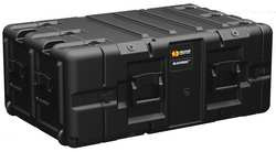 PELICAN PRODUCTS INC. BLACKBOX-5U CASE 38-1/2 IN LX24-1/2 IN WX15 IN D BL