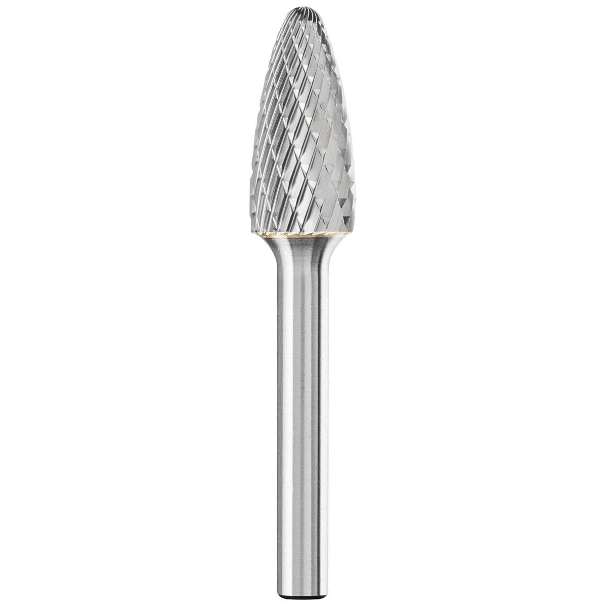 PFERD 22276 TOUGH CARBIDE BUR - TREESHAPE- DBL CUT (