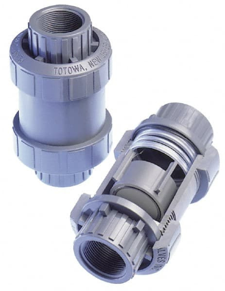 PLAST-O-MATIC CKD025V-PV CHECK VALVE PVC 1/4 IN. FNPT