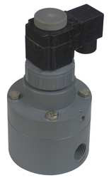 PLAST-O-MATIC PS150EPW11-PV SOLENOID VALVE 2-WAY 1-1/2 IN NC PVC