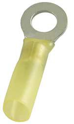 POWER FIRST 5UGN5 RING TERMINAL #8 12-10 AWG YELLOW PK25