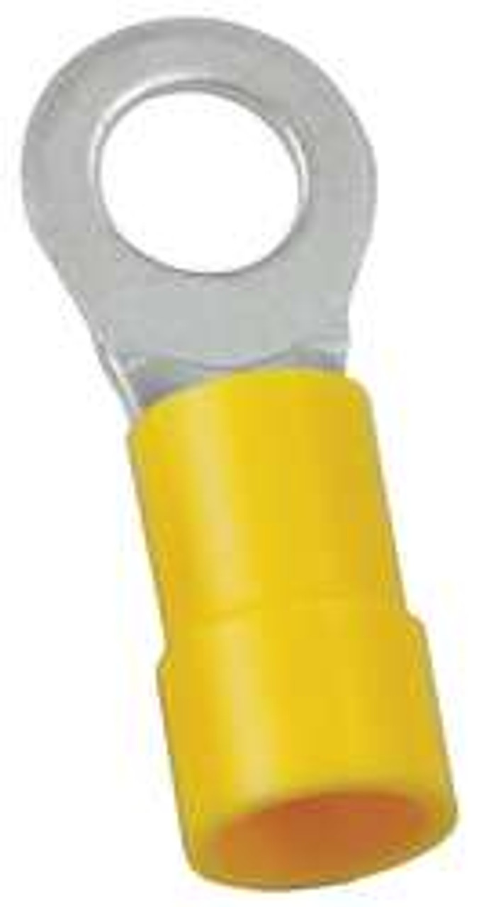 POWER FIRST 5UGP1 RING TERMINAL #6 12-10 AWG YELLOW PK50