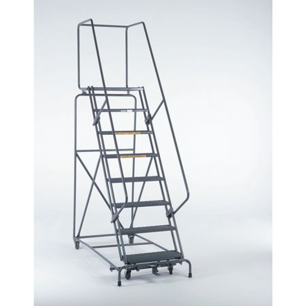 BALLYMORE 103221P SAFETY ROLLING LADDER STEEL 100 IN.H