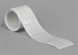 TAPECASE 15C574 MASKING TAPE CLEAR 1/4 IN DIA. PK2000