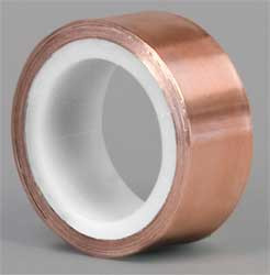 TAPECASE 15D566 FOIL TAPE 1 IN X 6 YD. COPPER