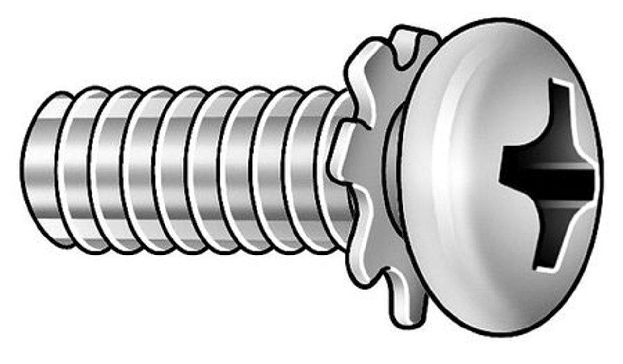 VERTEX FASTENERS 1ZE93 MACH SCREW PAN 8-32 X 1/2 L PK 50