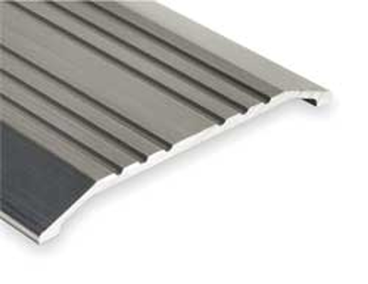 NATIONAL GUARD 425-4 SADDLE THRESHOLD,FLUTED TOP,4 FT.,ALUM