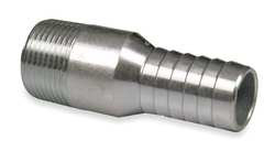 GRAINGER GLOBAL SOURCING 3LZ85 NIPPLE 1 IN BARB 1-1/4 IN MNPT STEEL