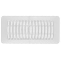 IMPERIAL MANUFACTURING RG1458 FLOOR REGISTER, PLASTIC, WHITE, 4 X 12-I