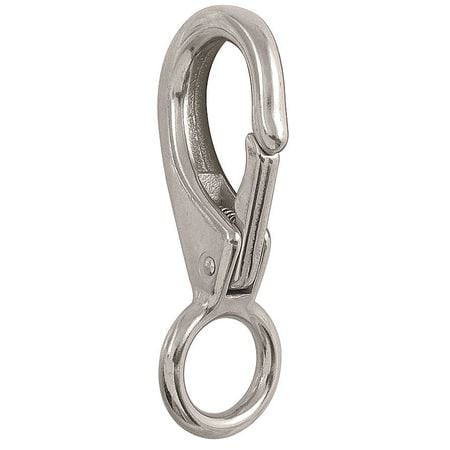 LUCKY LINE PRODUCTS 4FCR7 EYELET SPRING SNAP L 2 3/4 IN