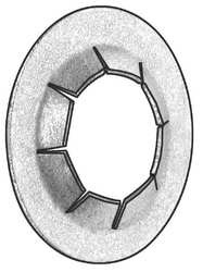 ADVANCE COMPONENTS, INC. 4HFW1 PUSH NUT STUD RETENTION STL 1/8 IN PK200