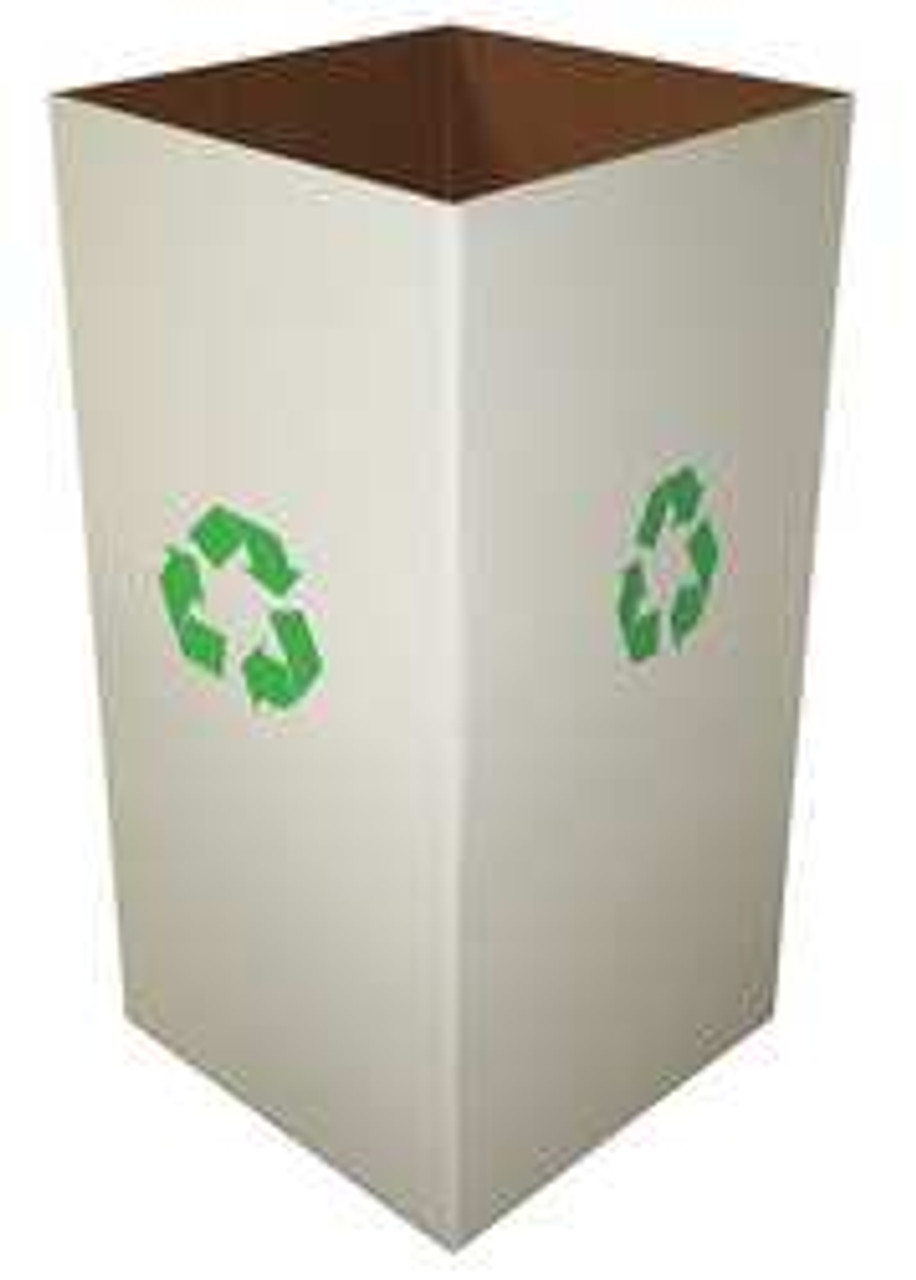 AMERICAN MOVING SUPPLIES, INC. 4UAA6 RECYCLE COLLECTION BOX WHITE PK 10