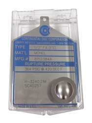 HUMBOLDT MFG CO 5MZF3 RUPTURE DISK MONEL