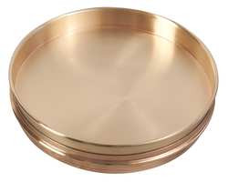 HUMBOLDT MFG CO 5ZPY6 SIEVE BOTTOM PAN 200MM X 25MM BRASS