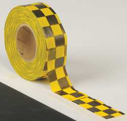PRESCO PRODUCTS CO CKYBK-373 FLAGGING TAPE YLLW/BLK 300 FT X 1-3/8 IN