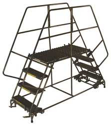 BALLYMORE DEP4-3660 ROLLING WORK PLATFORM STEEL DUAL 40 IN.H