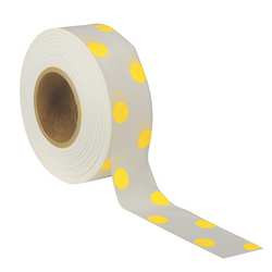 PRESCO PRODUCTS CO PDWY-188 FLAGGING TAPE WH/YLLW 300 FT X 1-3/16 IN