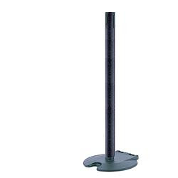 TENSABARRIER RB1-89-89-RCV-30RH27 RECEIVER POST 38 IN H BLACK WRINKLE