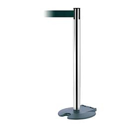 TENSABARRIER RB1-89-1P-STD-NO-G6X-C BARRIER POST W/ BELT WHEELED 7-1/2 FT L