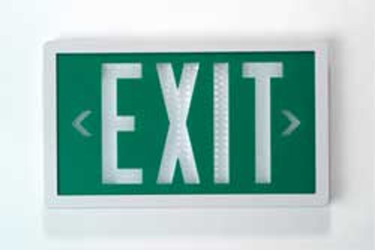 ISOLITE SLX60-S-G-20-WH-U SELF-LUMINOUS EXIT SIGN 20 YR. 1 FACE