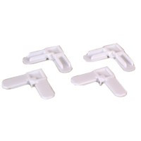 PRIME LINE PRODUCTS PL 14286 NYLON SCREEN FRAME CORNERS, WHITE, 3/4 X
