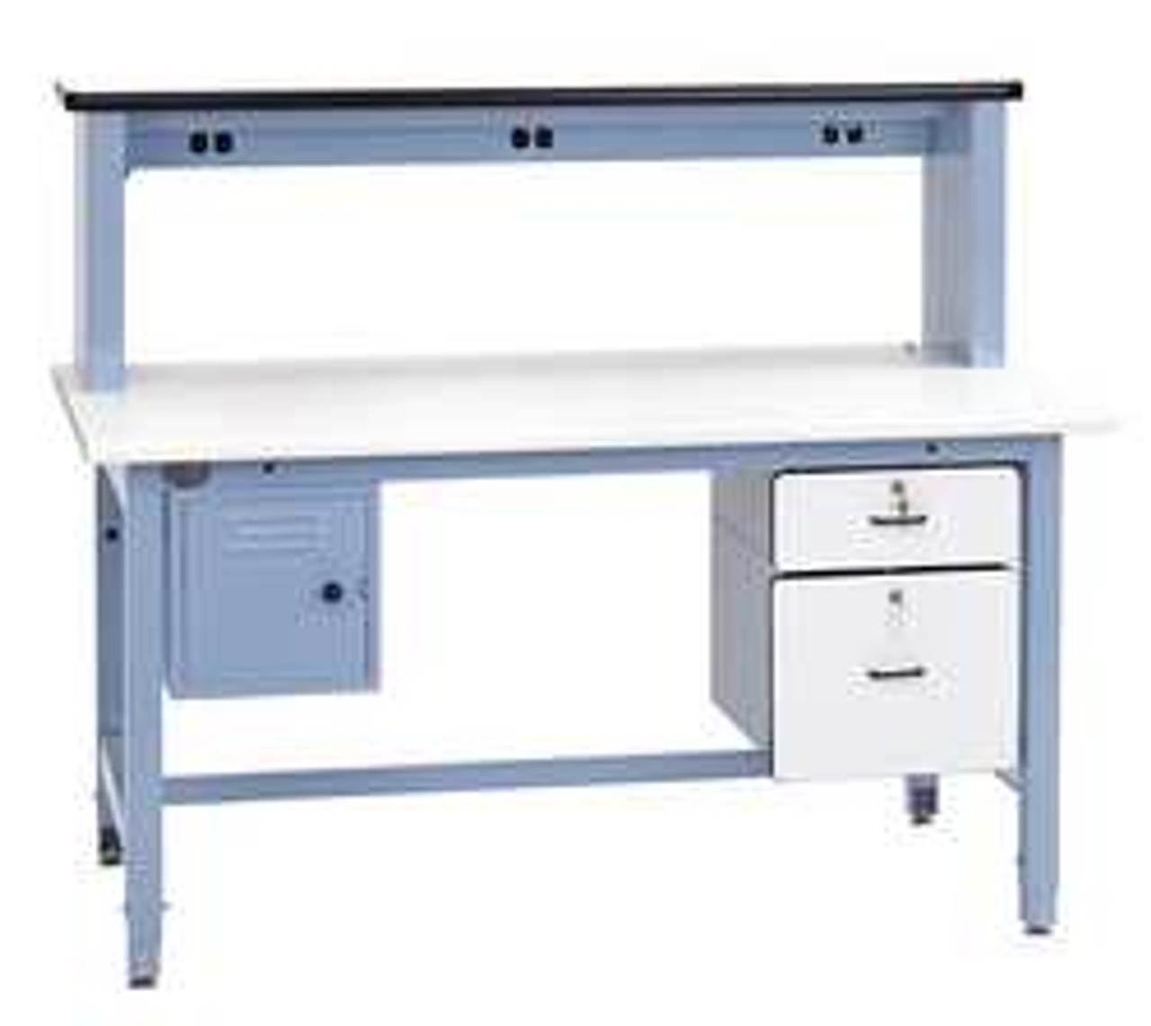 PRO-LINE BIB11 BENCH IN A BOX BLUE 60LX30WX30H IN.
