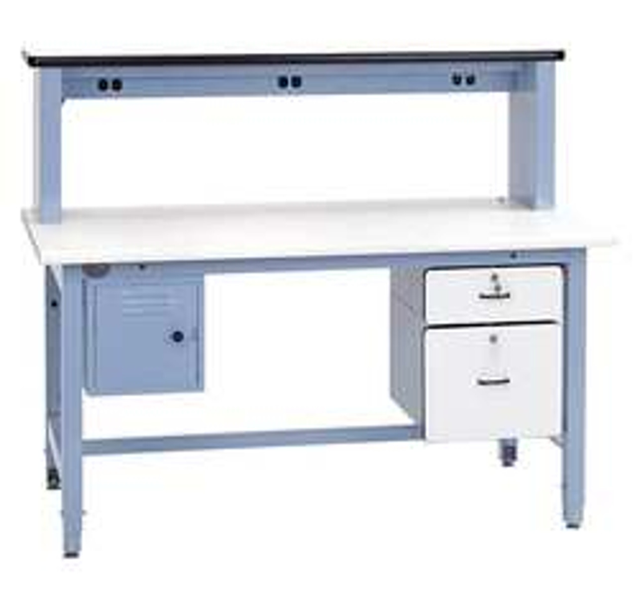 PRO-LINE BIB13 BENCH IN A BOX BLUE 72LX30WX30H IN.