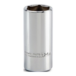 PROTO J5024MH PROTO® 3/8" DRIVE DEEP SOCKET 24 MM - 6 