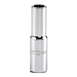 PROTO J5312M PROTO® 1/2" DRIVE DEEP SOCKET 12 MM - 12