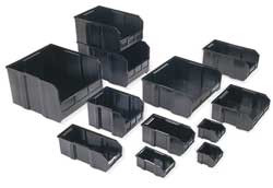 QUANTUM STORAGE SYSTEMS DUS220CO BIN DIVIDER 6-3/4L X 3-7/16W BLACK PK 6