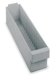 QUANTUM STORAGE SYSTEMS QED604GY F1580 DRAWER BIN 17-5/8 X 3-3/4 X 4-5/8I