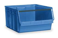 QUANTUM STORAGE SYSTEMS QMS743BL QUANTUM PLASTIC MAGNUM STACKING BIN, 18-
