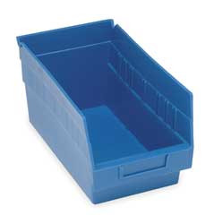 QUANTUM STORAGE SYSTEMS QSB202BL PLASTIC NESTING STORAGE SHELF BIN QSB202