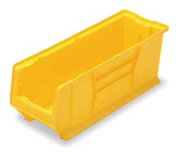 QUANTUM STORAGE SYSTEMS QUS951YL QUANTUM PLASTIC HULK STACKING BIN, 8-1/4