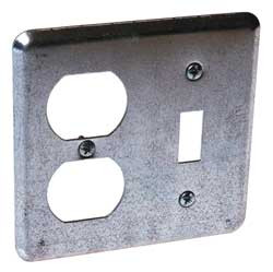 RACO 872 BOX COVER 4 IN 1 TOGGLE  2 RECEPTACLES