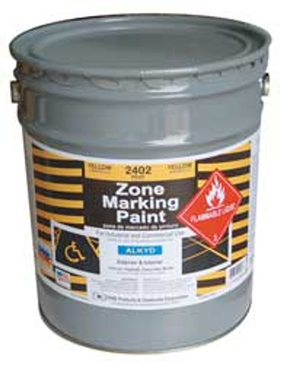 RAE 2402-05 ZONE MARKING PAINT YELLOW 5 GAL.