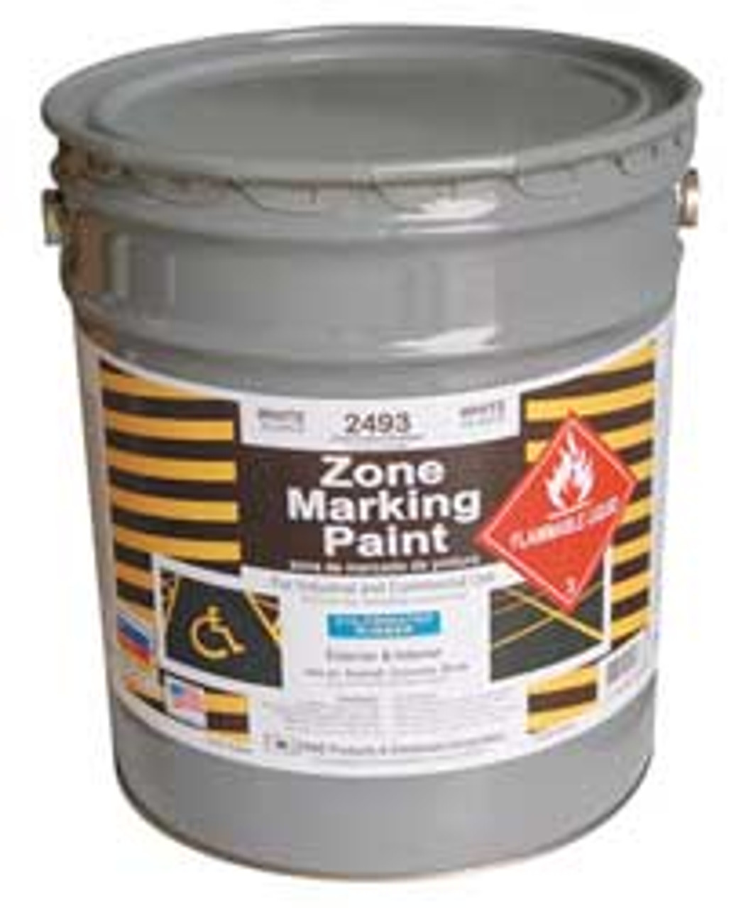 RAE 2493-05 ZONE MARKING PAINT WHITE 5 GAL.