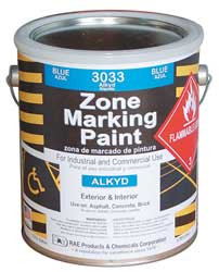 RAE 3033-01 ZONE MARKING PAINT HANDICAP BLUE 1 GAL.