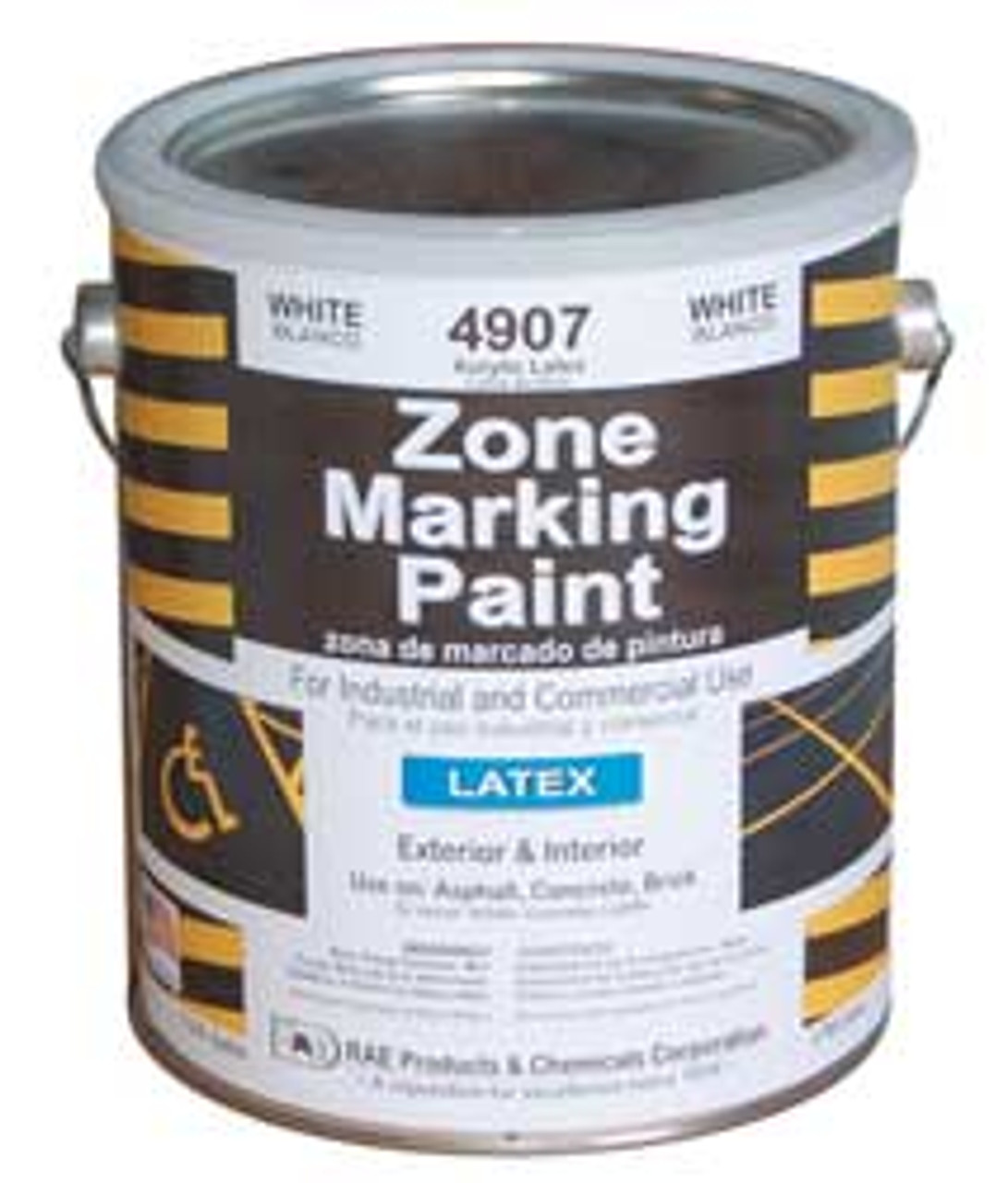 RAE 4907-01 TRAFFIC ZONE MARKING PAINT,1 GAL,WHITE RAE 4907-01 TRAFFIC ZONE MARKING PAINT,1 GAL,WHITE