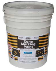 RAE 4928-05 ZONE MARKING PAINT BLACK 5 GAL.