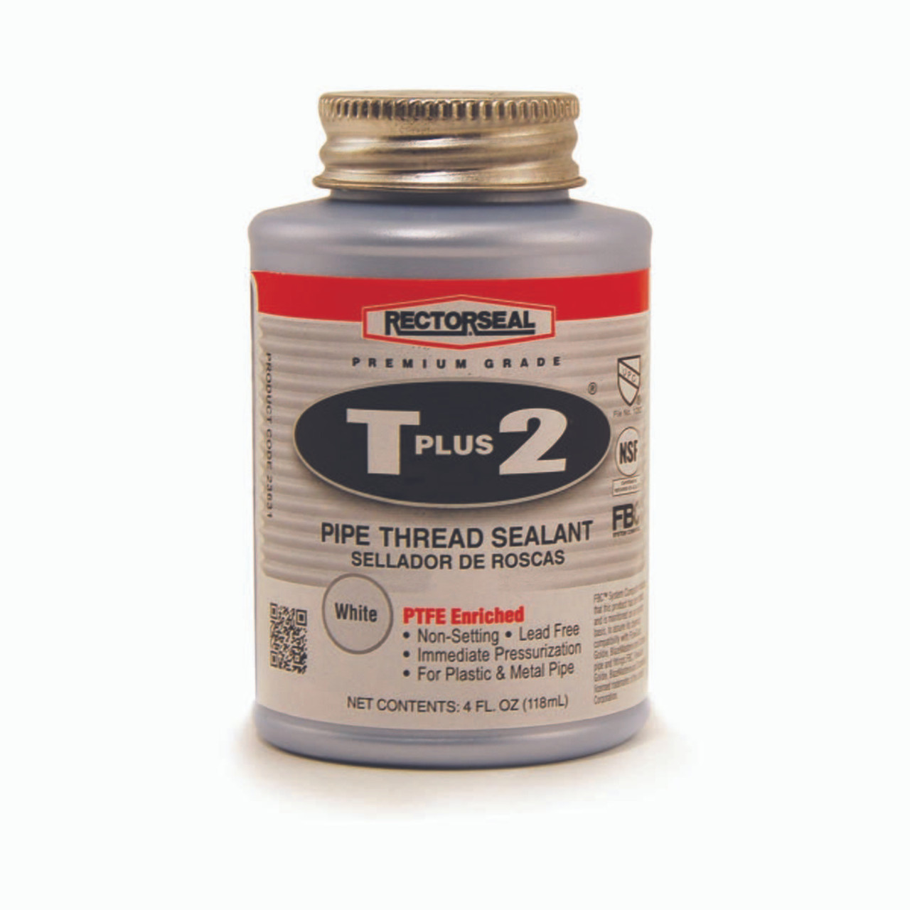 RECTORSEAL CORP 23631 PIPE THREAD SEALANT PTFE 4OZ