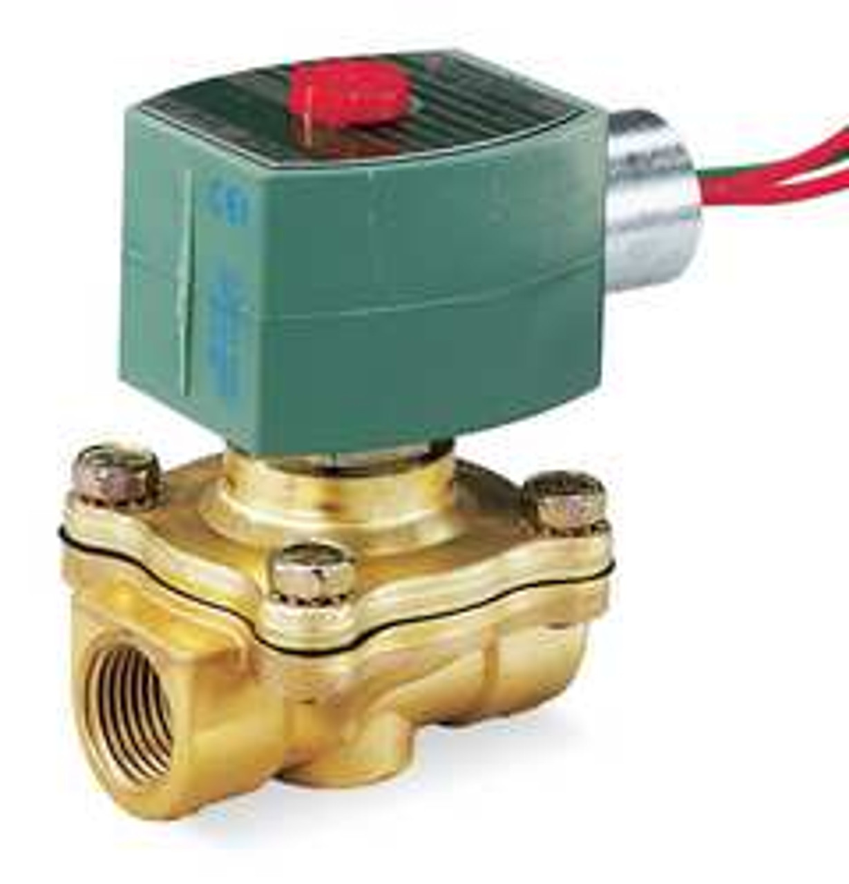 RED HAT 8210B057 SOLENOID VALVE 2/2 1 IN NO 120V BRASS