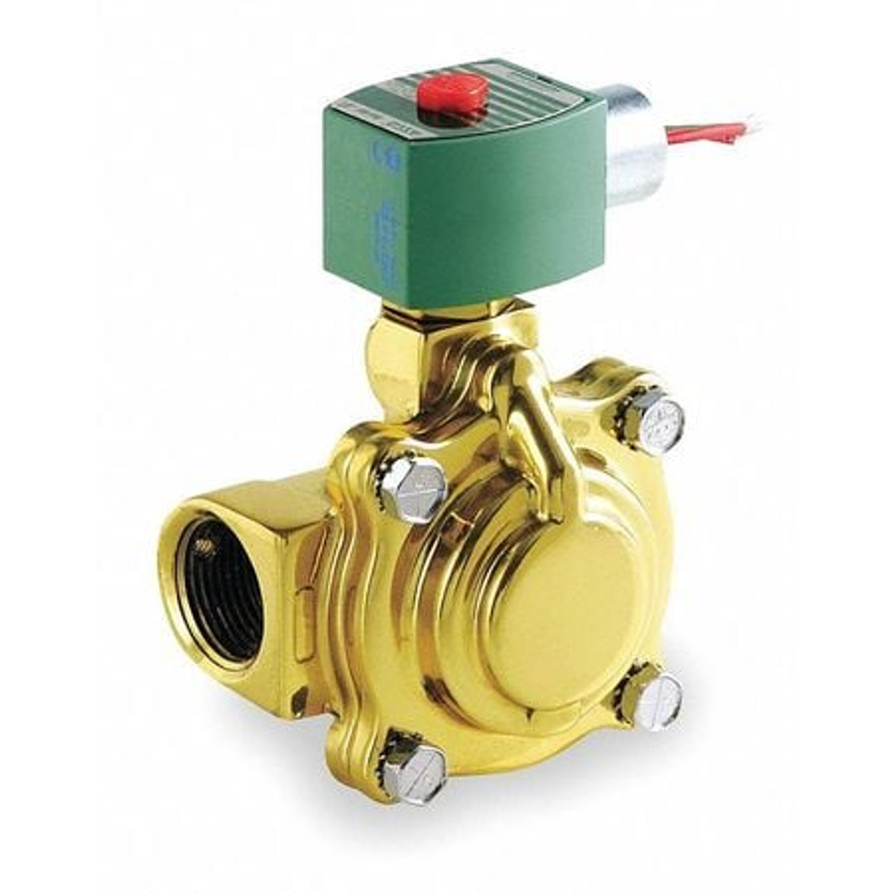 RED HAT EF8210G004 SOLENOID VALVE 2/2 1 IN NC 120V BRASS